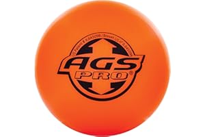FRANKLIN SPORTS FRANKLIN - AGS Streethockey Ball NHL I Ball für Roller- und Inlinehockey I Outdoor Ball mit Active-Gravity-System I speziell gedämpfte Flüssigkeit im Ballinneren I mittelhart I hitzetauglich - Orange