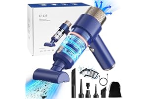 Sporvet Aspirateur à Main, 12000 Pa Mini Aspirateur à Main sans Fil Aspirateur De Voiture Puissant Portable Aspirateur Rechargeable par USB pour la Maison, Le canapé, la Voiture