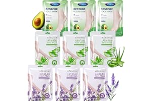 9-pack fotmask mot förhårdnadssockor, fotmask förhårdnadsavlägsnande