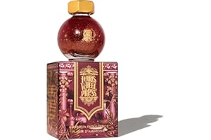 Ferris Wheel Press Fountain Pen Ink, FerriTales Collection, Red with Gold Shimmer, 20ml