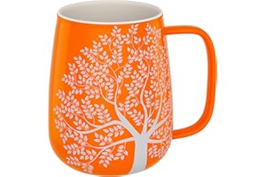 ‎AMAPODO amapodo Kubek Jumbo - duża filiżanka 600 ml - duża filiżanka XXL - duża filiżanka do kawy - filiżanka biurowa - kubek do kawy - prezent urodzinowy dla kobiet - kubek do kawy porcelanowy - ceramiczny