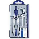 STAEDTLER 550 02 - Compass | Precision compass, quick adjustment, robust &ndash; case with spare leads &ndash; Art.-Nr. 550 02