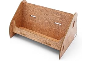‎STABLECO stableco 1x ökologischer Prospektständer DIN lang 21x10,5 cm horizontal mit 1 Fach stabiler Flyerständer im natural Design No Plastic! Just Paper! Prospekthalter, Postkartenständer schnell aufzubauen