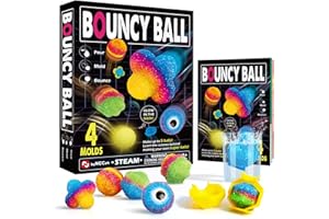 Byncceh Palline Rimbalzanti - Crea Le tue Palle rimbalzanti in Vari Colori, Kit esperimenti per Bambini dagli 8 Anni in su, Multicolore, Regalo di compleanno per bambini