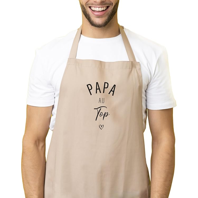 Spreadshirt Tablier Père-Fect - Cadeau Idéal Fête Des Pères Pour Papa Qui Cuisin
