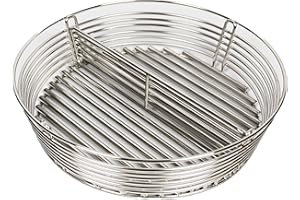 BBQ Plus Charcoal Basket For Weber Summit Kamado E6 / S6 WSK (Includes Removeable Divider)