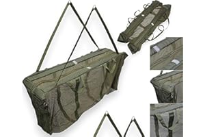 LIDSTERS FISHING SUPPLIES F1 Floating Carp Fishing Weighing Sling Retaining System + Green case