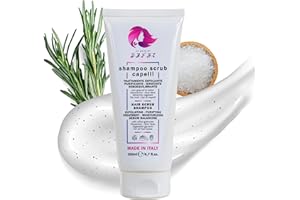 LE PERLE DI D.A.F.N.E Le Perle di Dafne - 200 ml Shampoo Scrub Cuoio Capelluto con Granuli di Silica e Aloe Vera - Esfolia e Idrata, Elimina Cellule Morte e Stimola la Crescita dei Capelli, con olio di rosmarino