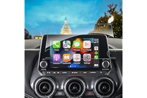 SHAOHAO Compatible avec Nissan Juke2 2019 2020 2021 2022 2023 Film de protection d'écran pour GPS Transparent Résistant aux rayures 9H Anti-traces de doigts Verre trempé