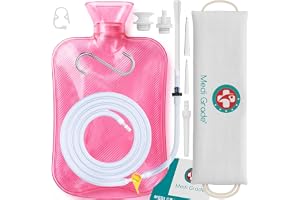 Enema Kit För Kolonrengöring - Rosa, Giftfri 2L Kapacitet Lavemangssatser - Kaffe Och Vatten Kolonrensning Detox - Kolonskölj