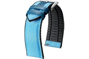 BINLUN Nylonowe silikonowe paski do zegarków 18 mm 19 mm 20 mm 21 mm 22 mm hybrydowy płócienny gumowy pasek do szybkiego zwalniania pasek wymienny pasek dla mężczyzn kobiet