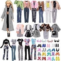 32 Pcs Doll Clothes And Accessories For Doll, 11.5 Inch Doll Outfit