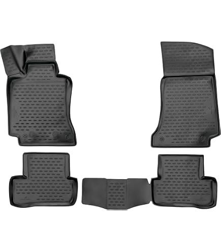 Gummimatten Set Für MERCEDES C-KLASSE W203 2000-2007 Fußmatten In
