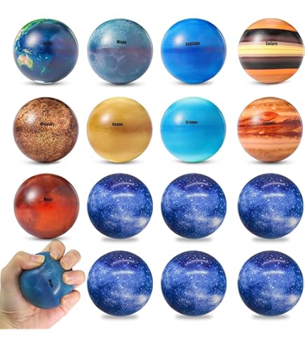 8 Planeten Bubble Fidget Toy - Sensorisches Spielzeug Anti Stress