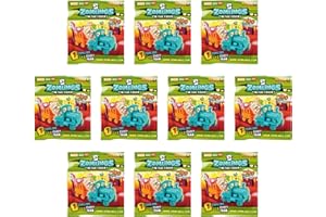 Zomlings In The Town Fantasma Train Blind Party Suprise Bag Confezione da 10 - Serie 3
