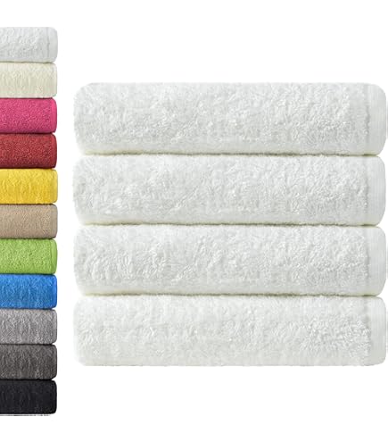 ASCIUGAMANI IN COTONE - BIANCO - Foto 9