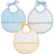 Confezione 3 Pz Bavetta Bavaglini Bavagli Bimbo Neonato Spugna Mio Piccolo Tu