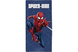 Coco Moon Disney Marvel Superhero Spiderman Web Bath Beach And Swimming Super Soft Towel For Boys And Girls