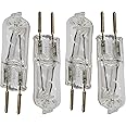 Pure Source India 50W - 220V 2 Pin G8 Replacement Halogen Mirchi Bulbs for Lamps and Aroma Diffusers - Set Pack of 4 Pcs