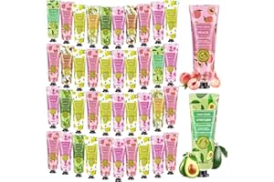 WEBPLATZ Set di creme per le mani, mini set regalo di creme per le mani, 48 pezzi di crema per le mani, regali di Natale per donne, crema idratante profumata per mani e piedi, piccoli regali per donne