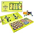 FAST RUSH - Fast Sling Puck Board Game - 3 in 1 Fastest Finger First Board Games for Adults & Kids, Ludo Board Game, Sling Puck Board Game Perfect for Family (String Hokey)