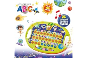 LISCIANIGIOCHI Lisciani Giochi - 77410 Gioco per Bambini Carotina Astronave ABC