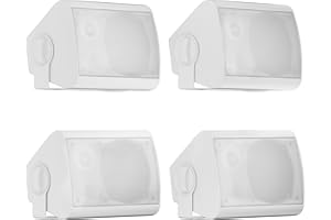 Herdio 5,25 Pollice casse per esterno 600 Watt Diffusori da esterno Altoparlanti da esterno Per Esterno，Camper, Giardino, Terrazza, Ristorante, Home Theatre