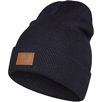 Bonnet D’hiver Occulto Modèle Eli – Homme Et Femme, Acrylique Doux, Patch Cuir, Côtelé - 5