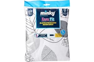 Minky PP23002000 Easy Fit Extra-Wide Ironing Board Cover, 122 x 43 cm