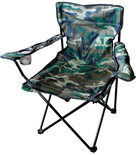 GIANTEX Chaise de Camping Portable, Fauteuil de Camping avec Coussin