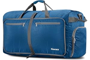 Gonex, borsone da viaggio o sportivo, leggero e pieghevole, Dunkelblau, 80 L