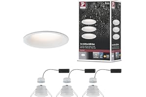 ‎PAULMANN Paulmann 93415 Einbauleuchte LED Cymbal 3x6,8W Weiß matt blendfrei dimmbar