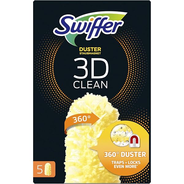 Lingettes Anti-Poussière Swiffer Dry XXL - 48 Pièces - Capture Poils D'Animaux - Pour Tous Sols