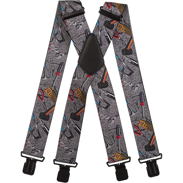 Ensemble Bretelles Et Nœud Papillon Noir Et Blanc Motif Piano - Bretelles En Y Réglables Avec Clips - Pour Costume, Fête Ou Soirée - 10