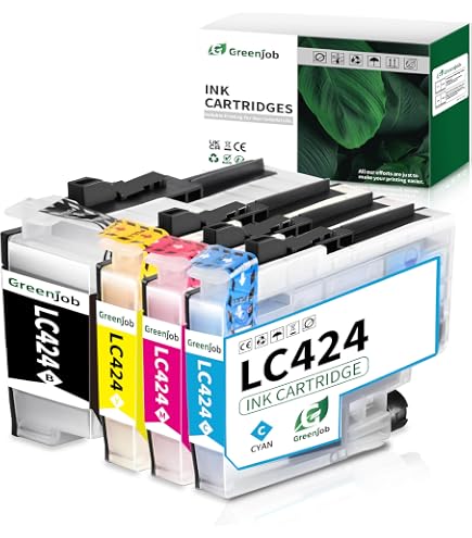 LC424 Kompatible Tintenpatronen Für Brother DCP-J1200W & DCP-J1200WE Drucker – 4er Pack Schwarz, Cyan, Magenta, Gelb