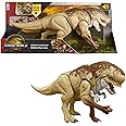 Mattel Jurassic World Rebirth Distortus Rex Rumble N Rampage Dinosaur Action Figure 22 Inch with 2 Attack Actions, Content-Accurate, Digital Play​​, JJP79