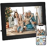 Veidoo 10 inch WiFi Cloud Digital Photo Frame IPS Touch Screen, 32GB Storage, Type C, Smart Home Digital Picture Frame, Easy 
