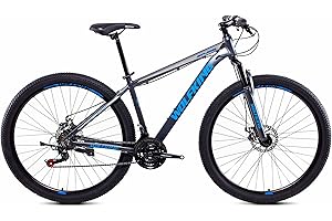 Bicystar WOLFKING MTB 29" Grigio/Azzurro, Mountain Bike Unisex Adulto