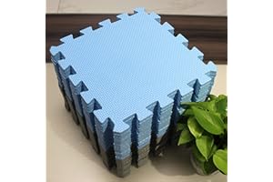 MQIAOHAM® 25 Piezas Alfombra Puzzle Bebe Suelo colchoneta apete Acolchada Infantil Gateo Alfombrillas para Puzzles G301025-107112