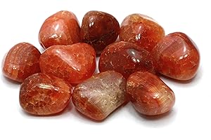 ‎CRYSTALAGE Feuerachat-Trommelsteine, 20-25 mm.