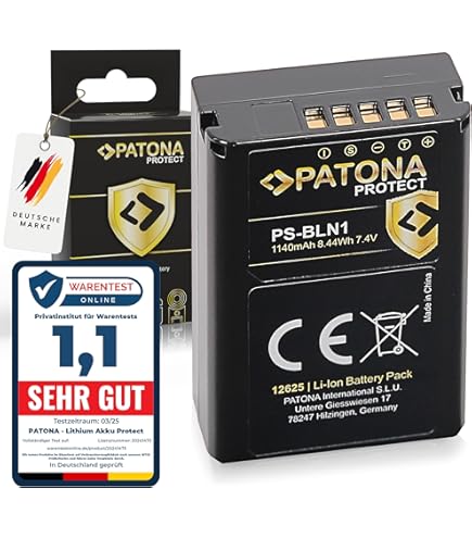 Batteria Olympus BLN-1 Ricaricabile - 1220 MAh Per Fotocamere E-M5, E-M1, PEN E-P5 - Foto 2