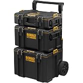 DEWALT DWST83402-1, TOUGHSYSTEM 2.0 3in1 Modular Workshop, Robust, 2 Small and Medium Capacity Cabinets and 1 Large Capacity