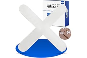 YOUR DAY MATE Crocette per piastrelle, spessore 3 mm, 1000 pz, Giunti a croce per una spaziatura uniforme durante la piastrellatura, Distanziatori per stuccatura piastrelle, Giunti distanziatori a croce plastica