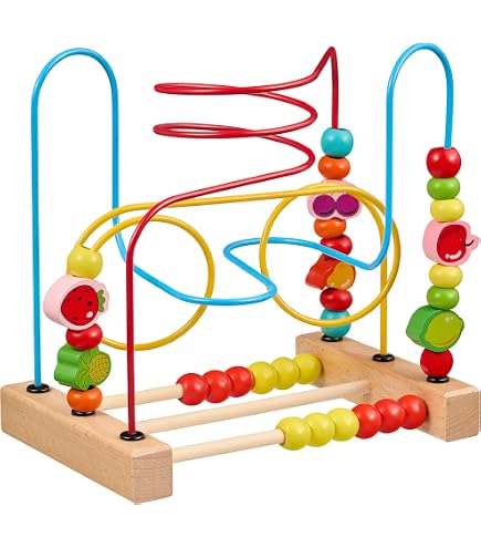Cube Montessori Bebe Cube Motricité 5 En 1 Château Bois - Jouet Montessori Bébé Centre D'Activité