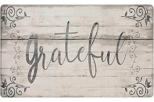 HOME DYNAMIX SoHome Cozy Living Küchenmatte gegen Müdigkeit, für den Boden, rustikales Bauernhaus, gepolstert, schmutzabweisend, leicht abwischbar, 1,27 cm dick, 45,7 x 76,2 cm, Beige