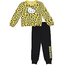 Set Felpa E Pantaloni Hello Kitty Per Bambina – Ufficiale Sanrio, Tuta Rossa Morbida, Taglie 4-12 Anni - 5