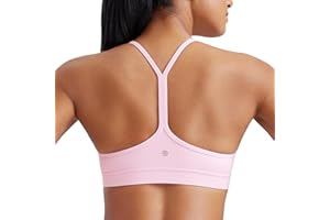 CRZ YOGA Mujer Butterluxe Sujetador Deportivo Y Racerback Spaghetti Straps Bajo Impacto Yoga Gimnasio Bra Tops