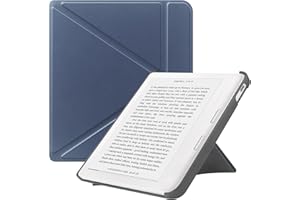 HGWALP Custodia Slimshell compatibile con 7" Kobo Libra Colour (2024) eReader, Ultra Slim Cover Leggera con Auto Wake/Sleep e Stand per Kobo Libra 2 (2021) 7 pollici-Navy