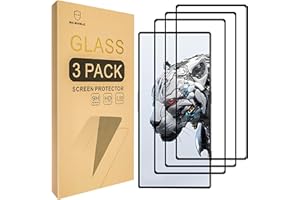 Mr.Shield Ochraniacz Ekranu do ZTE nubia (RED MAGIC 8S Pro) / Red magic 8S Pro+ [Full Screen Glue Cover], [3 Sztuki] Film Szkło Hartowane 9H, Odporny na Zarysowania, HD Przejaśniać