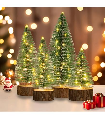 Dennenboom driehoek (batterij) verlicht Warm wit 40 LED - Kerstdecoratie voor de woning